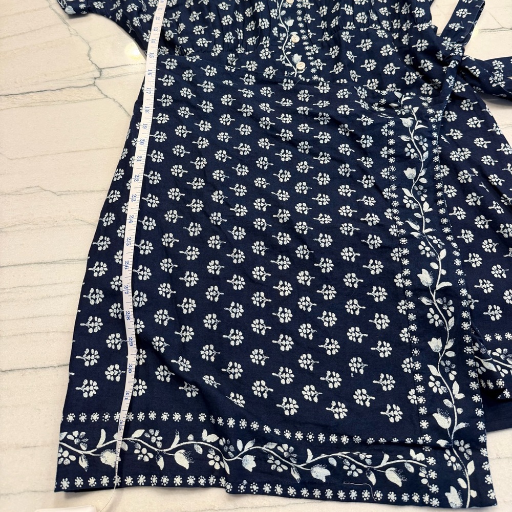 Ann Taylor Weekend Navy and White Floral Dress - Picture 10 of 13